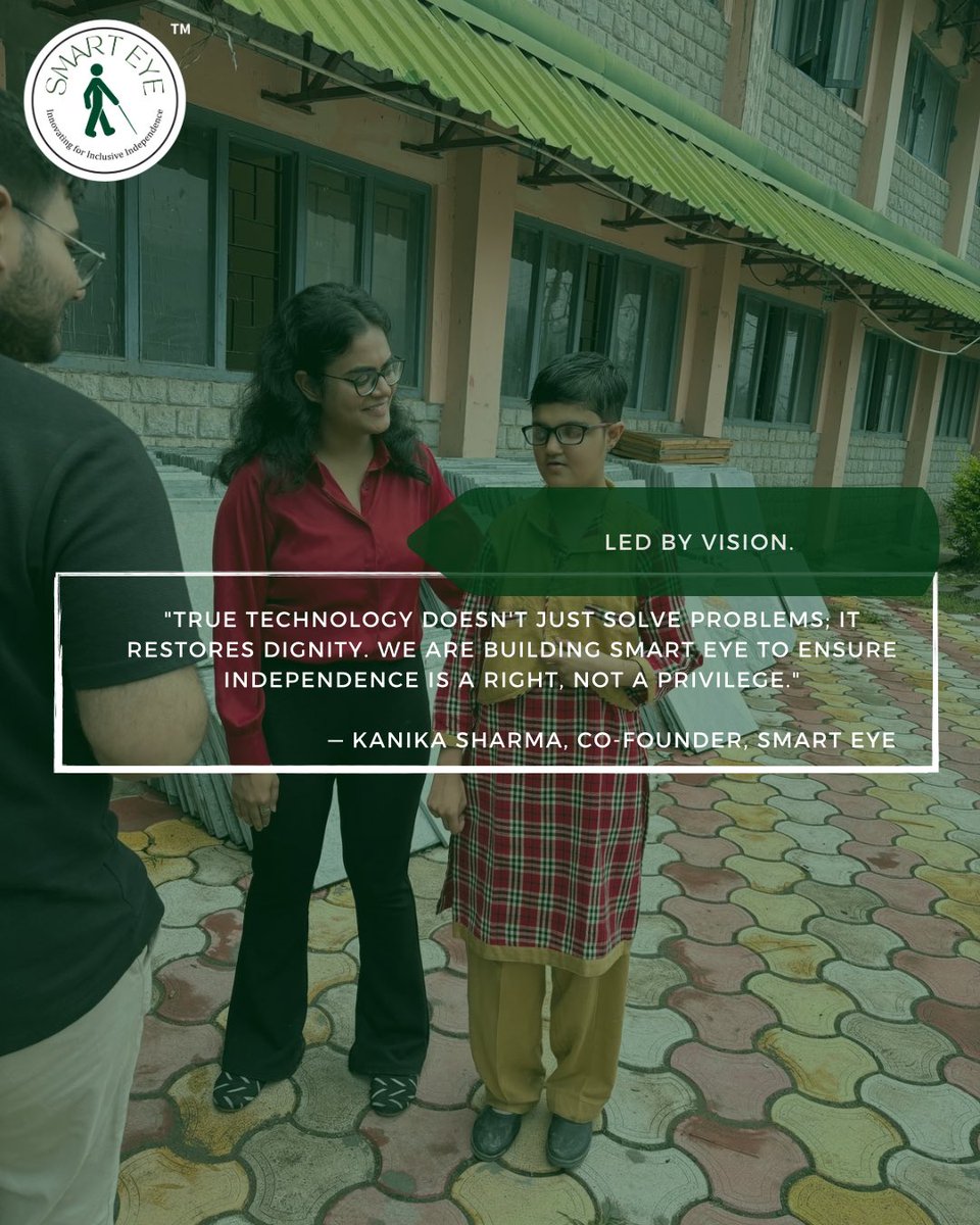 SmartEye_'s tweet photo. This #InternationalWomensDay we celebrate Kanika Sharma, Founder &amp; CEO of Smart Eye building technology that restores independence for the visually impaired.

Women-led innovation is shaping a more inclusive world. ✨

#WomenInTech #AssistiveTech #StartupIndia #Accessibility https://t.co/w8gpLcir3V