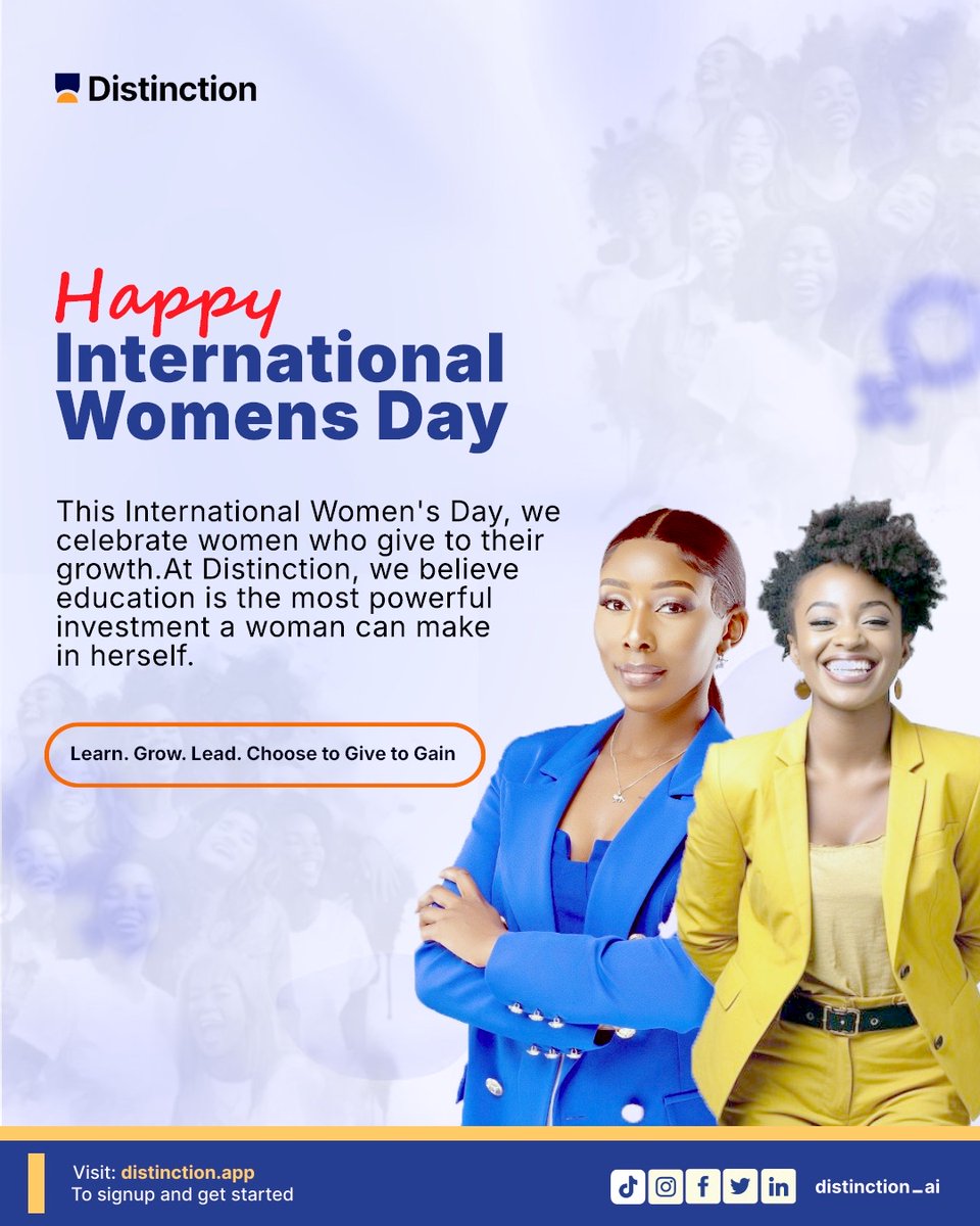 Distinction AI tweet media