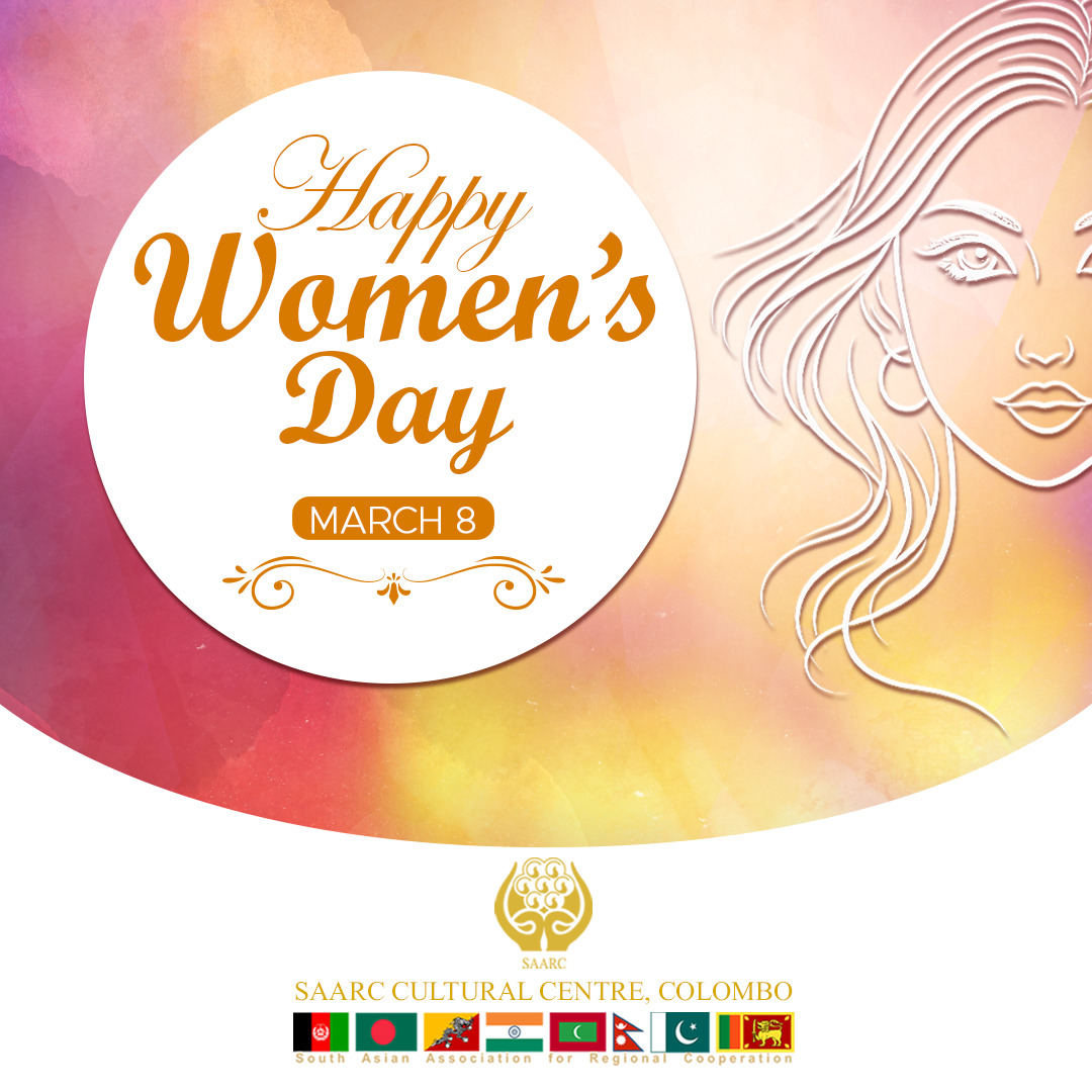 𝐎𝐧 𝐭𝐡𝐞 𝐨𝐜𝐜𝐚𝐬𝐢𝐨𝐧 𝐨𝐟 𝐈𝐧𝐭𝐞𝐫𝐧𝐚𝐭𝐢𝐨𝐧𝐚𝐥 𝐖𝐨𝐦𝐞𝐧'𝐬 𝐃𝐚𝐲, 𝐰𝐞 𝐡𝐨𝐧𝐨𝐮𝐫 𝐭𝐡𝐞 𝐫𝐞𝐦𝐚𝐫𝐤𝐚𝐛𝐥𝐞 𝐜𝐨𝐧𝐭𝐫𝐢𝐛𝐮𝐭𝐢𝐨𝐧𝐬, 𝐫𝐞𝐬𝐢𝐥𝐢𝐞𝐧𝐜𝐞, 𝐚𝐧𝐝 𝐥𝐞𝐚𝐝𝐞𝐫𝐬𝐡𝐢𝐩 𝐨𝐟 𝐰𝐨𝐦𝐞𝐧  𝐚𝐜𝐫𝐨𝐬𝐬 𝐨𝐮𝐫 𝐫𝐞𝐠𝐢𝐨𝐧.
#SAARC #HappyWomensDay
