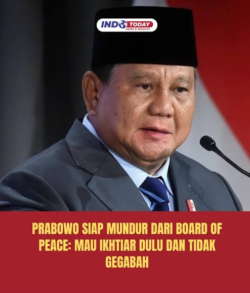 Prabowo kepepet, terjebak oleh ranjau BoP besutan Trump, dampaknya mundur kena maju kena, akibat plin-plan dalam bersikap.

Aneh jika ada yang terjebak pada mitos dan kultus bahwa Prabowo hebat berdiplomasi luar negeri, faktanya belepotan tanpa arah yang jelas.

Menlu dan tim