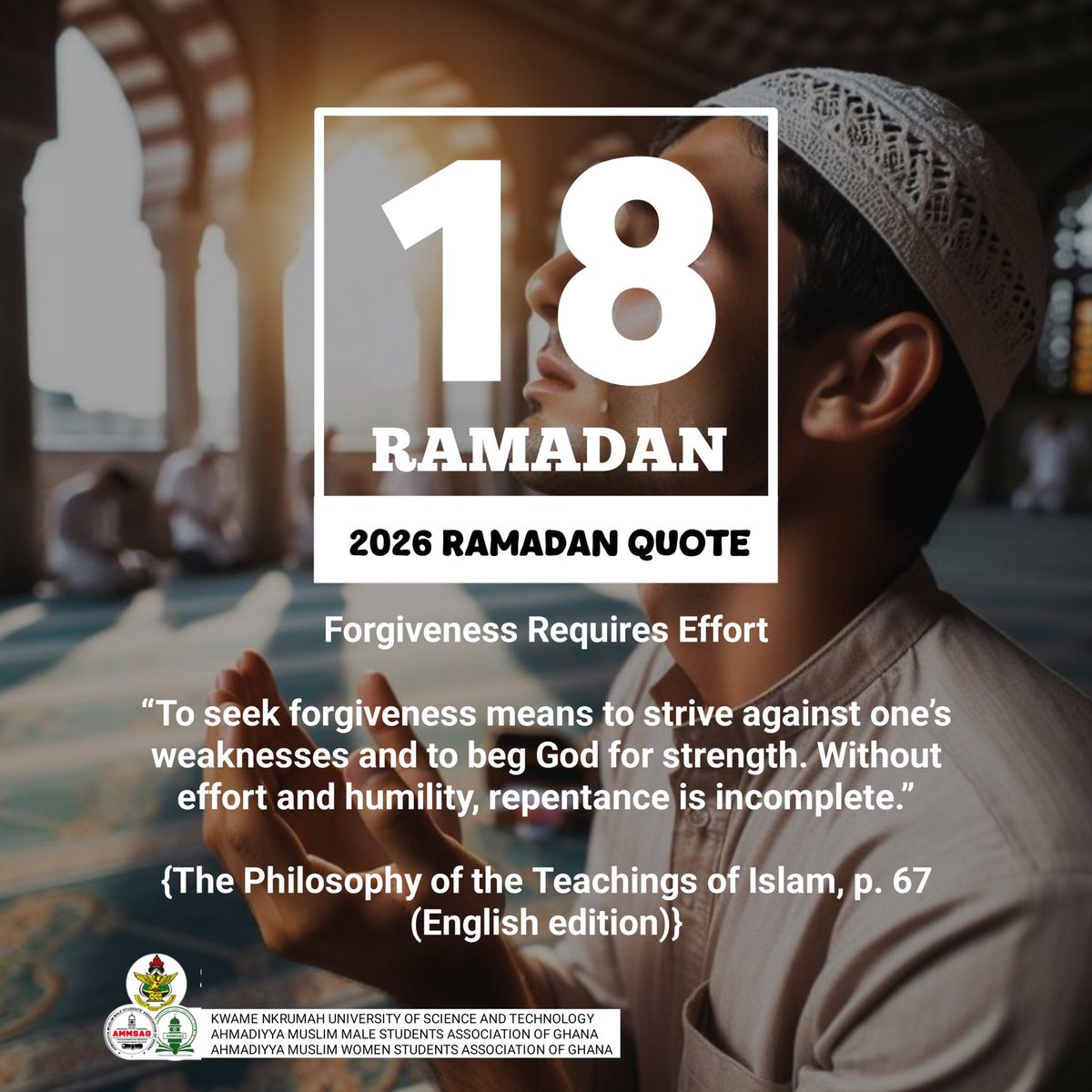 ammsagknust's tweet photo. Ramadan, Day 18🌙🤍🖤 https://t.co/gAJrJFN2Rv