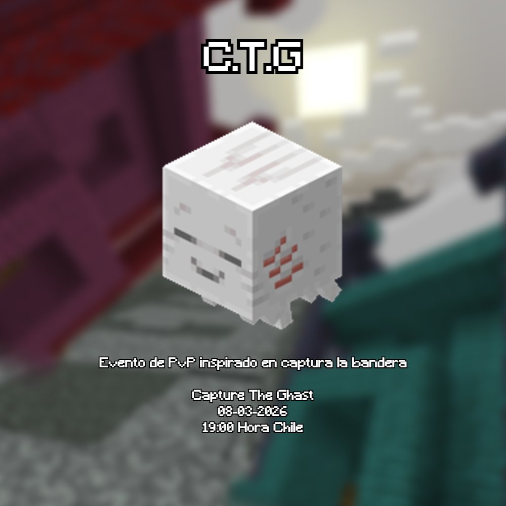 SurrealCraftSMP's tweet photo. C.T.G Este Domingo!
Preparen sus equipos para enfrentarse en un duelo, Descubramos quien logra mantener a salvo a su HappyGhast! https://t.co/pqtHEYJWqG