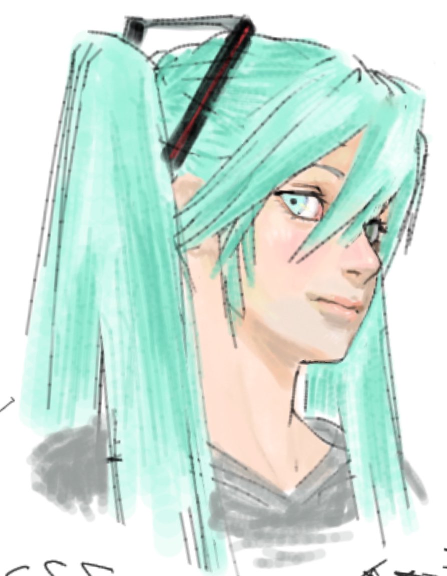 9rubush1's tweet photo. 人生初の絵チャを友達とやってみました。その時に描いた絵です。 https://t.co/8gLOxMkaFx