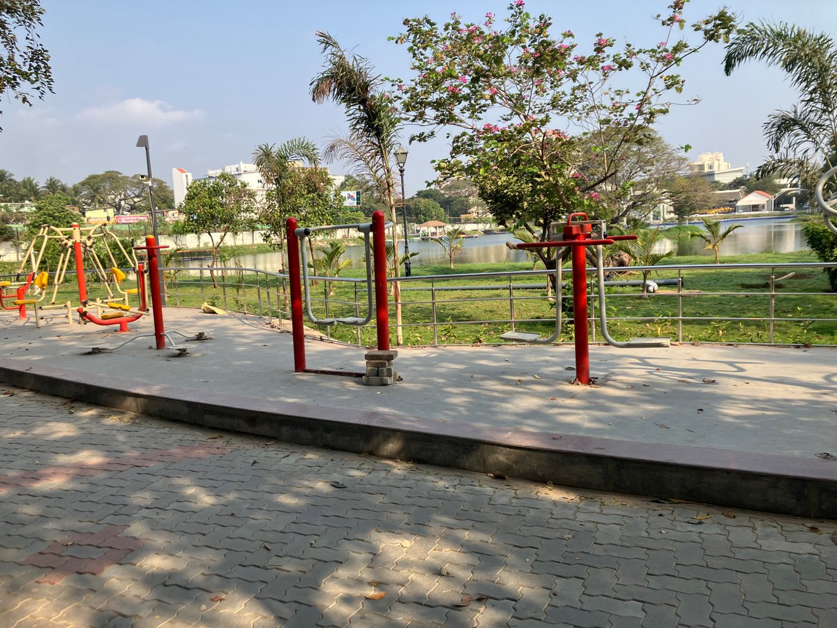 NaanOkNee's tweet photo. @CMDA_Official today I visited the Chetpet Eco Park after a few months. It was being spruced up the last time I visited. Good to see the swings, seats, kids play area, exercise equipment …. But the water taps were a huge disappointment. See video https://t.co/j4Hq75AGW1