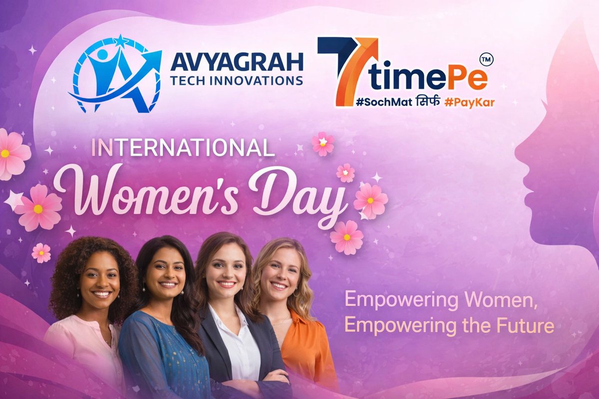 officersatya's tweet photo. Her vision is the blueprint. Our innovation is the engine. Together, it’s Time to Lead. ⚡
Today we honor the women who turn "what if" into "what is." Keep dreaming, keep leading, and keep shaping the world.
@Avyagrahtech @timepe_bharat #Empowerment #TechForGood #HerVision https://t.co/q1Tq91Wvzz