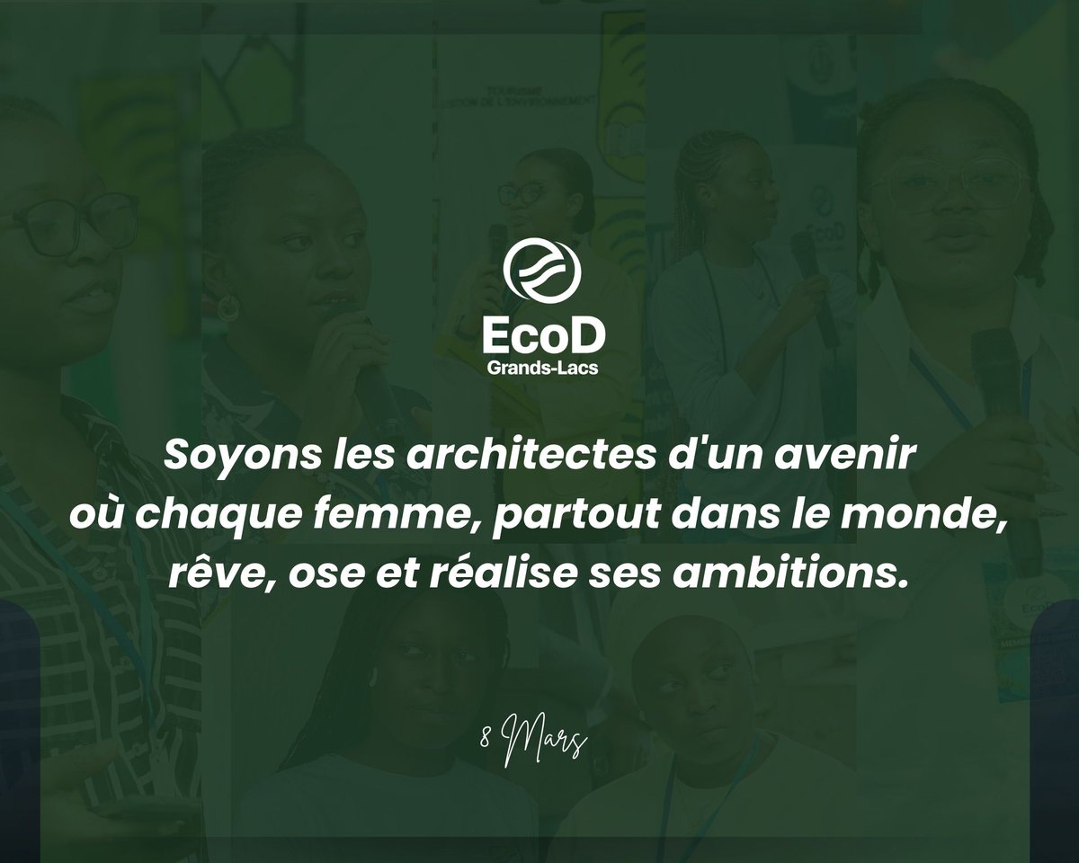 Soyons les architectes d'un avenir où chaque femme, partout dans le monde, rêve, ose et réalise ses ambitions. 
#Empowerment #FemmeForte #Rêves #Ambitions