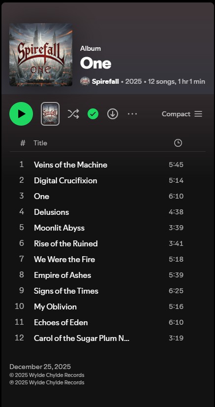WyldeChyldeRec's tweet photo. Feelin' the need for some symphonic metal in your weekend on @Spotify? #Spirefall delivers! C'mon @SpotifyUSA let people hear some metal that'll blow the roof off!
https://t.co/quG8Hat6Ts
#WyldeChyldeRecords https://t.co/A60mUUnXrh