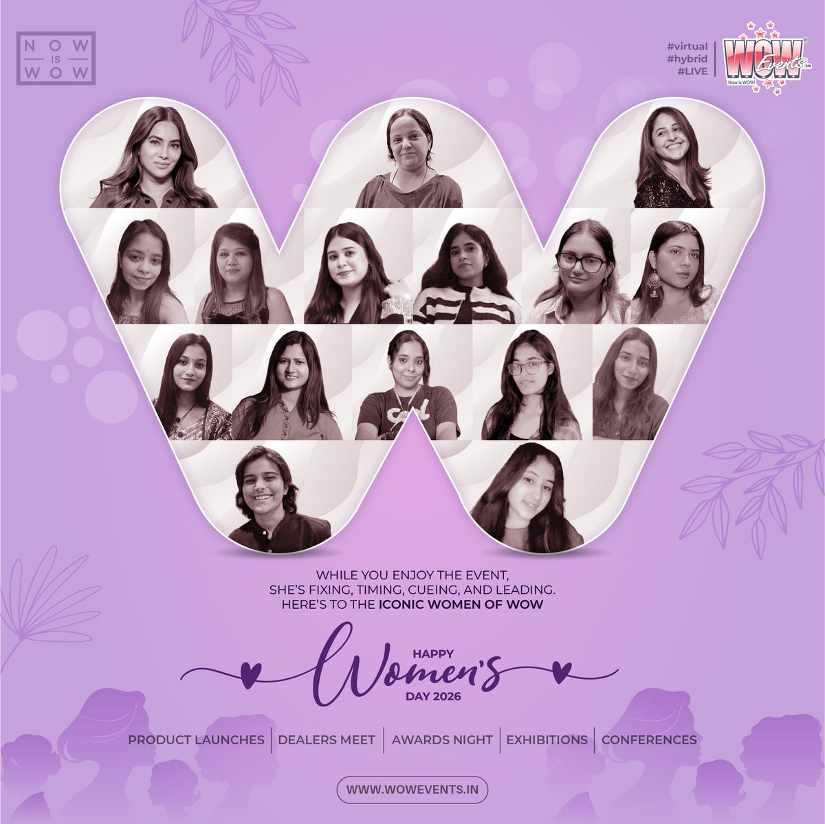 The real magic of the event?
The women making every moment work.

Happy Women’s Day to the show-runners of WOW. ✨

#WomensDay #WomenOfWOW #ShowRunners #WomenInEvents #TeamWOW #BehindTheEvent #WOWEvents #NOWISWOW
===
