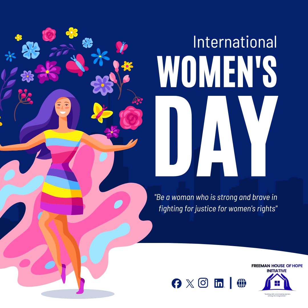 FFU256's tweet photo. Happy International Women’s Day!

Freeman House of Hope Initiative UG Limited proudly celebrates the strength, resilience, and achievements of women and girls in our communities and around the world. Today, we honor the courage, leadership, and hard work of women who continue https://t.co/StRDj56Dzn