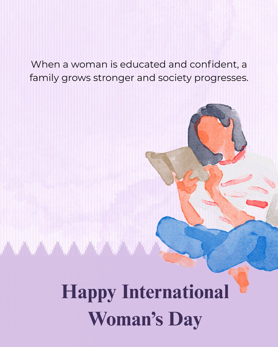 SmtSudhaMurty's tweet photo. Empowerment is sometimes found in education, in financial independence, and in the courage to speak. On this International Women’s Day, I extend my heartfelt wishes to women everywhere.
May you continue to learn, grow, and support one another with courage and compassion. https://t.co/wVUfPhmIiS