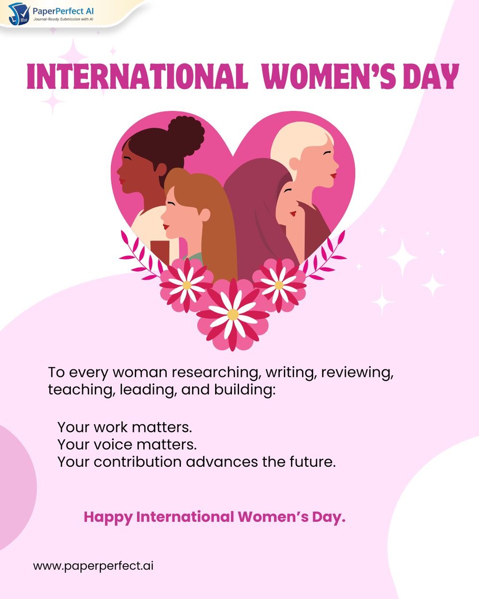 Celebrating the women advancing research, scholarship, and innovation worldwide.

Your voice matters. Your work shapes the future.

Happy International Women’s Day.

#InternationalWomensDay #WomenInResearch #WomenInAcademia