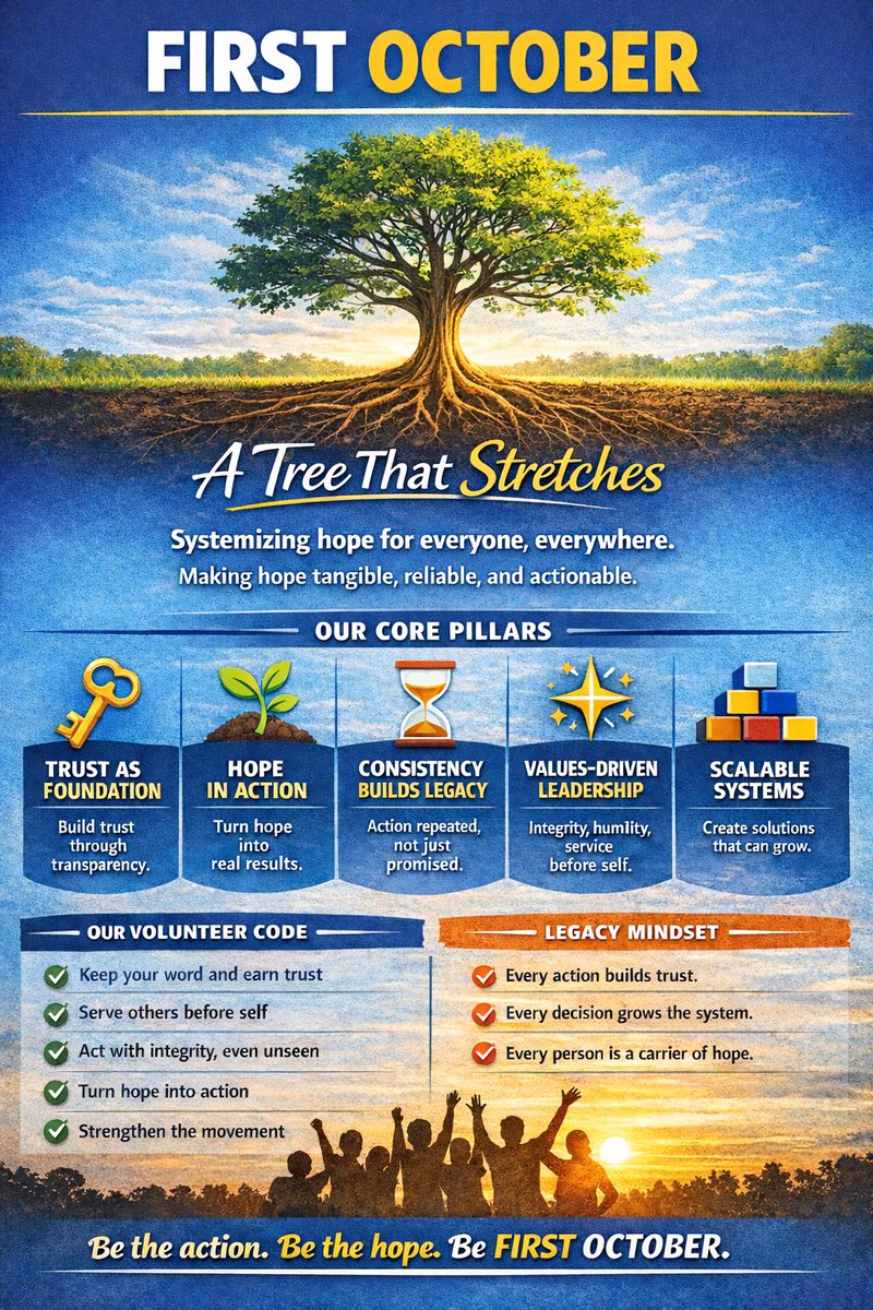 First October tweet media