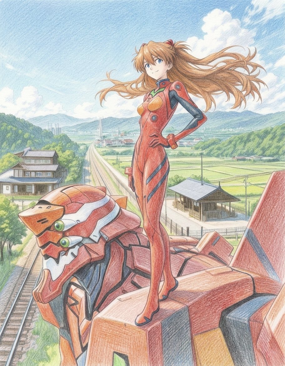 新世紀エヴァンゲリオン / ファンアート  
惣流・アスカ・ラングレー

短編アニメーション見ました✨  
よかったね、アスカ。