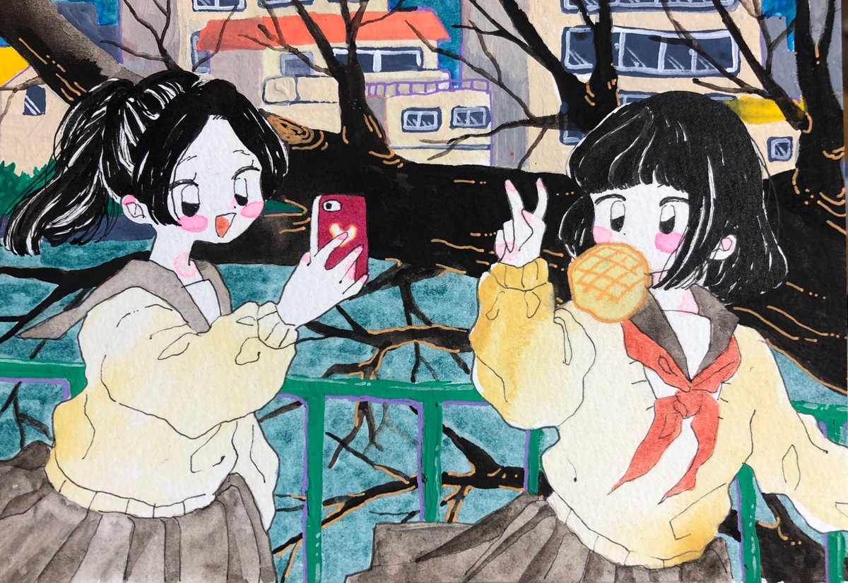 大昔に描いたアナログ絵