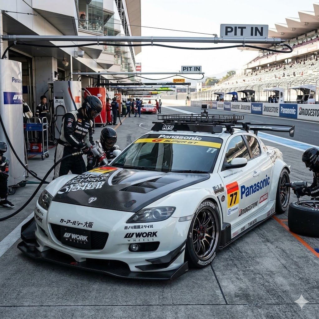 Supercell1116's tweet photo. #生成AIに愛車をGT500風にしてと言う
ルーフラックは残すんかいw https://t.co/tA86jniKYH