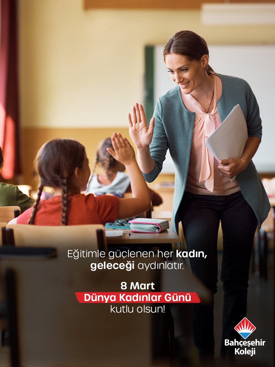 Bilgisiyle, emeğiyle ve cesaretiyle geleceğe yön veren tüm kadınların 8 Mart Dünya Kadınlar Günü kutlu olsun! 🌸

#BahçeşehirKoleji