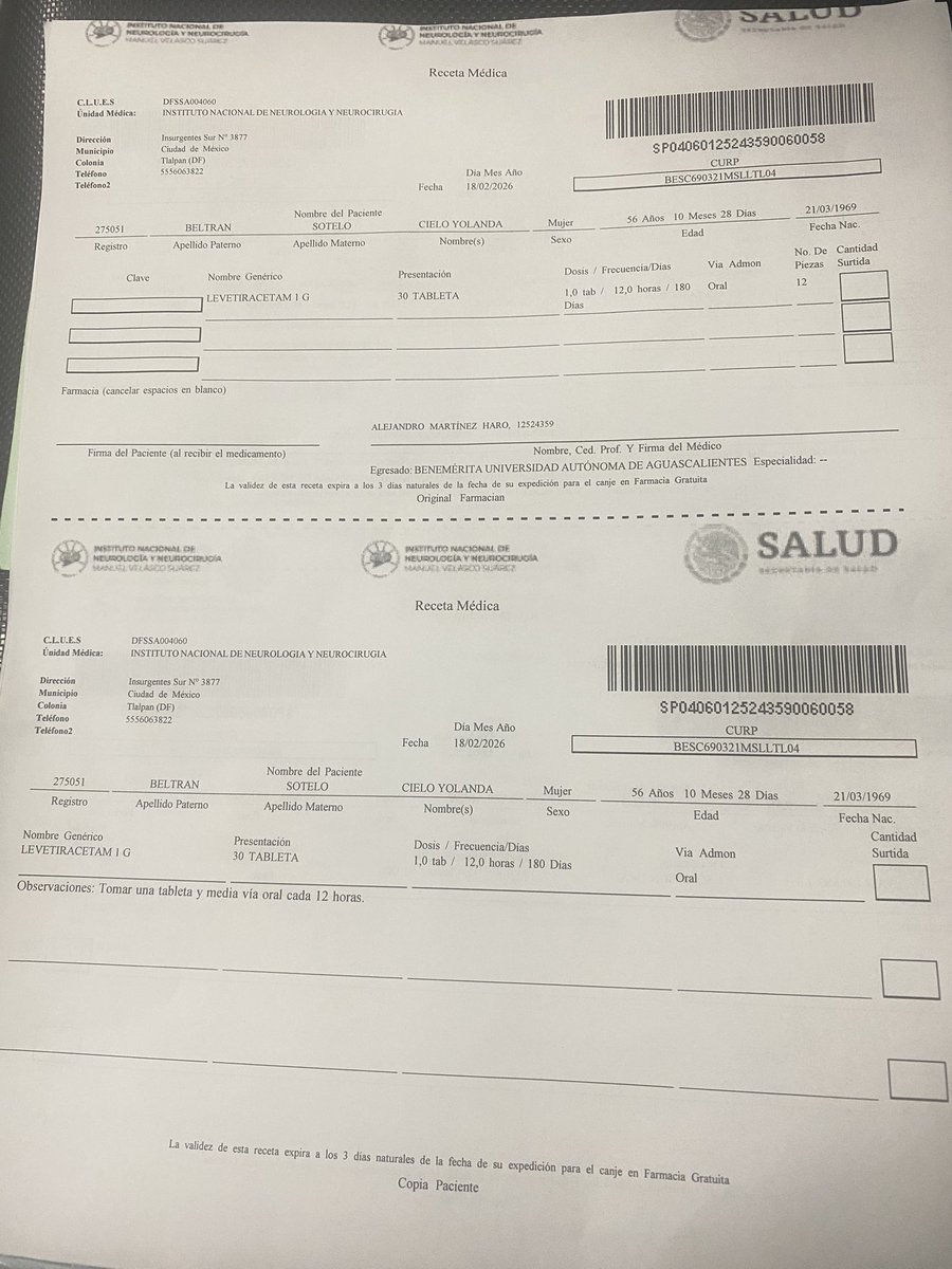 CieloYolandaBe1's tweet photo. Hola comunidad de X 🙏❤️

Soy Yolanda Beltrán (@CieloYolandaBe1), desde México, luchando cada día contra un tumor cerebral que me tiene al límite. Las convulsiones son constantes y fuertes… sin medicamentos al día, todo empeora rápido. 😔💔

Aquí estoy hoy en el hospital/clínica esperando atención, no cuento con IMSS por no poder trabajar dependo totalmente de Levetiracetam 1 gramo (tomo tres al día)Baclofeno 20 mg Cada caja cuesta $500–$800 (Levetiracetam) y $150–$1,000 (Baclofeno) – se me acaban en 10 días y no puedo sola.

Si Dios toca tu corazón y puedes ayudarme con cualquier cantidad (¡hasta $50 hace una gran diferencia!), mi CLABE SPEI es:  
**021180064148962783** (Yolanda Beltrán S.)

Si no puedes donar, un RT o compartir llega a quien sí pueda. Cada gesto salva días para mí 😥🙏🏻

Gracias infinitas por leerme, por su empatía y por cualquier apoyo. Que Dios les multiplique todo lo bueno. 🙏✨ No estoy sola con corazones como los de ustedes.

Con fe y esperanza,  
Yolanda  
#AyudaUrgente #TumorCerebral #ApoyoMexico #EnfermedadesGraves #MedicamentosCaros