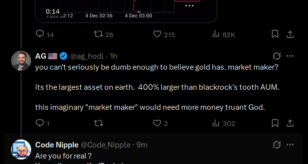 Code_Nipple's tweet photo. @ag_hodl @FortuneMMXM did you remove your 🤡-post after you found out you're wrong ?
and now I am the 'tard' ?

🤣 https://t.co/VRP7Z5UGuP