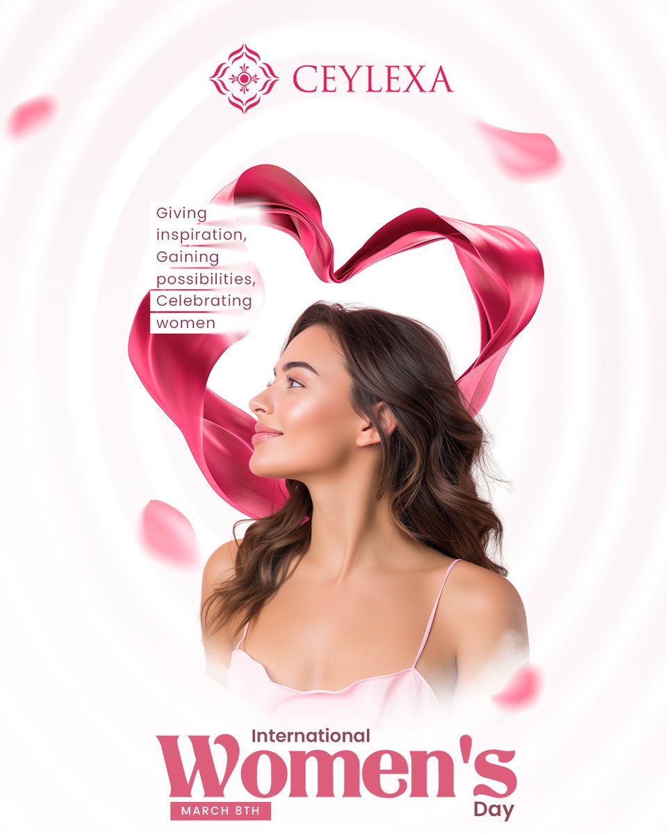 Ceylexaa's tweet photo. Happy International Women’s Day! 🌸

May this special day remind every woman of her true worth, power, and limitless potential. Keep shining, keep inspiring, and keep making a difference in the lives of others. Wishing all the amazing women a day filled with love, appreciation. https://t.co/s00R7JaKp4