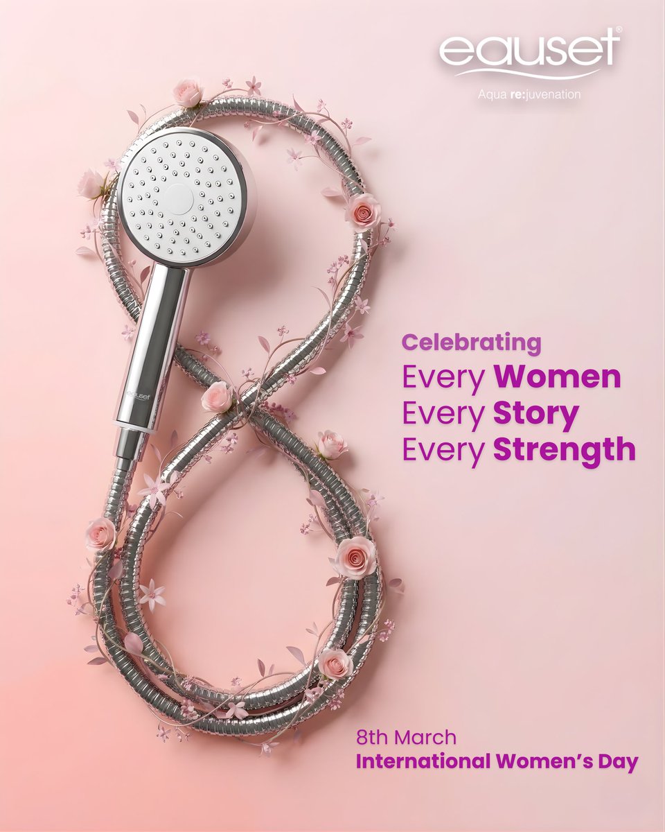 Eausetindia's tweet photo. Because the World Shines Brighter with Women.
Happy Women's Day 🤍
#faucets #showers #sanitaryware #bathfitting #MadeInIndia #bathroom #quality #design #toilet #kitchen #women #womensday https://t.co/bqzJJIw89E