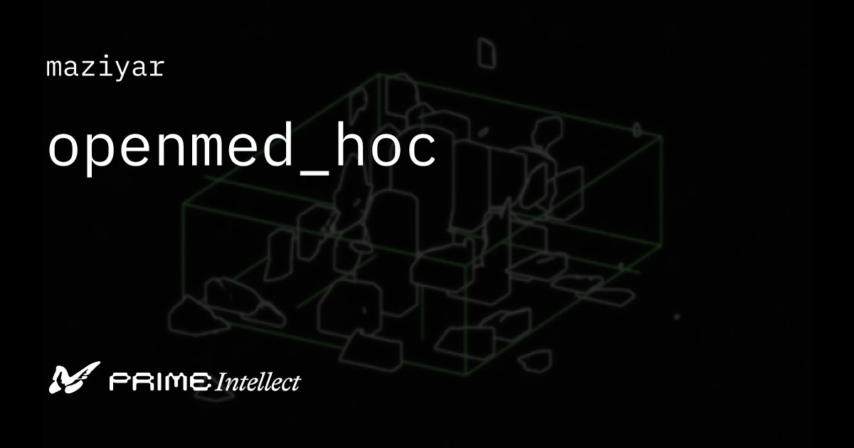 OpenMed_AI's tweet photo. Drug interactions, gene-disease links, protein functions — all buried in millions of papers in unstructured text.
OpenMed_HoC trains models to extract and structure that knowledge automatically.
#BiomedicalAI #DrugDiscovery #ClinicalNLP #OpenSource https://t.co/oMxbeeSJYn