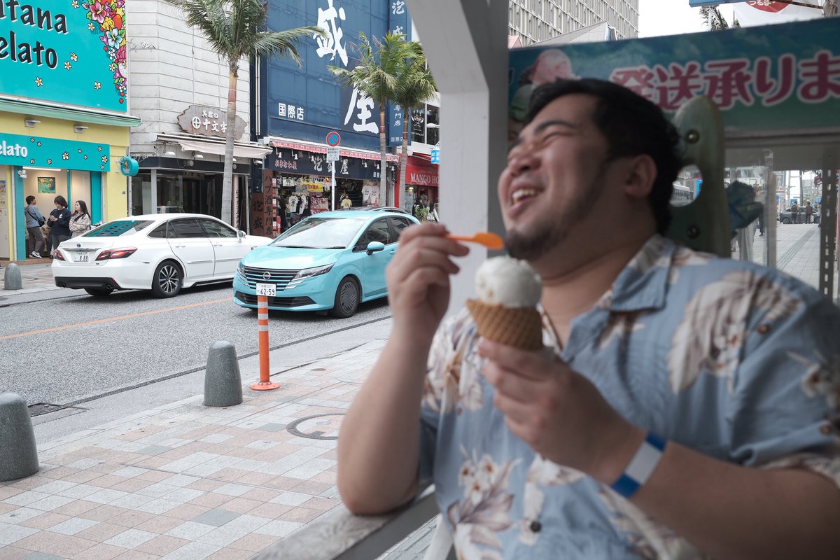 Yarlens_Dei's tweet photo. 【沖縄】毎年恒例ケムとアイス🍨
#output https://t.co/oCYA9Ljm5h