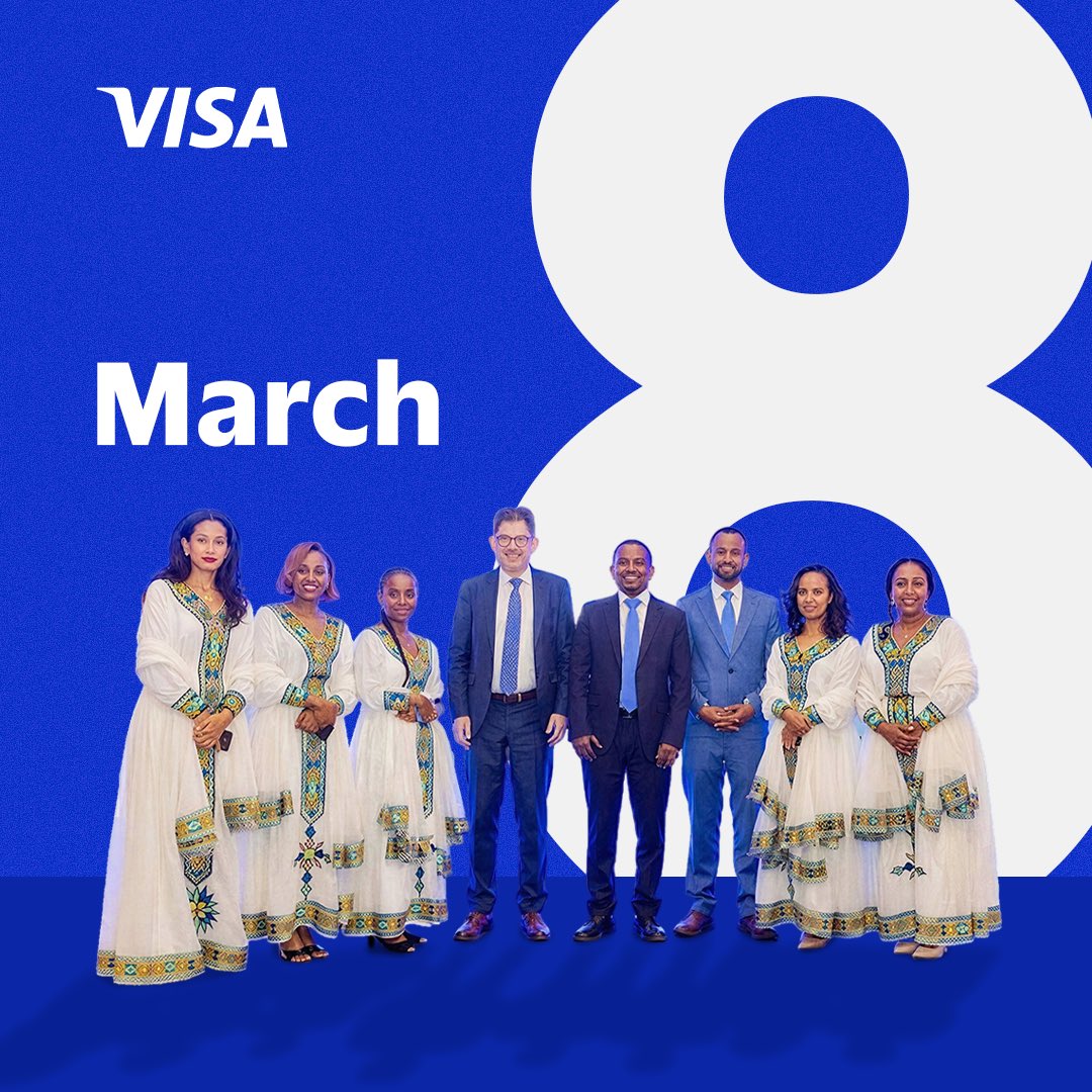 Yared_E's tweet photo. Behind every milestone in Ethiopia’s digital transformation is a team of brilliant leaders.
Today, I’m especially proud to celebrate the strong, capable women on my team at @Visa. Their hard work is the engine driving us toward a digital, inclusive Ethiopia. https://t.co/B3MH4gyNhM