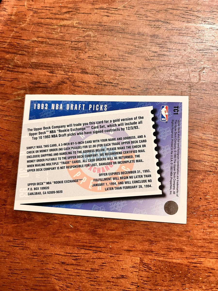 If I submit this to <a href="/UpperDeckSports/">Upper Deck</a> is there a greater than 0% chance they fill it? 🤔