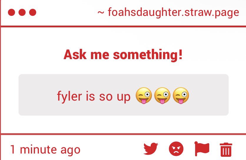 foahs_daughter's tweet photo. Eeeeeeeek 🤭 #fyler https://t.co/4tZB1ENsto