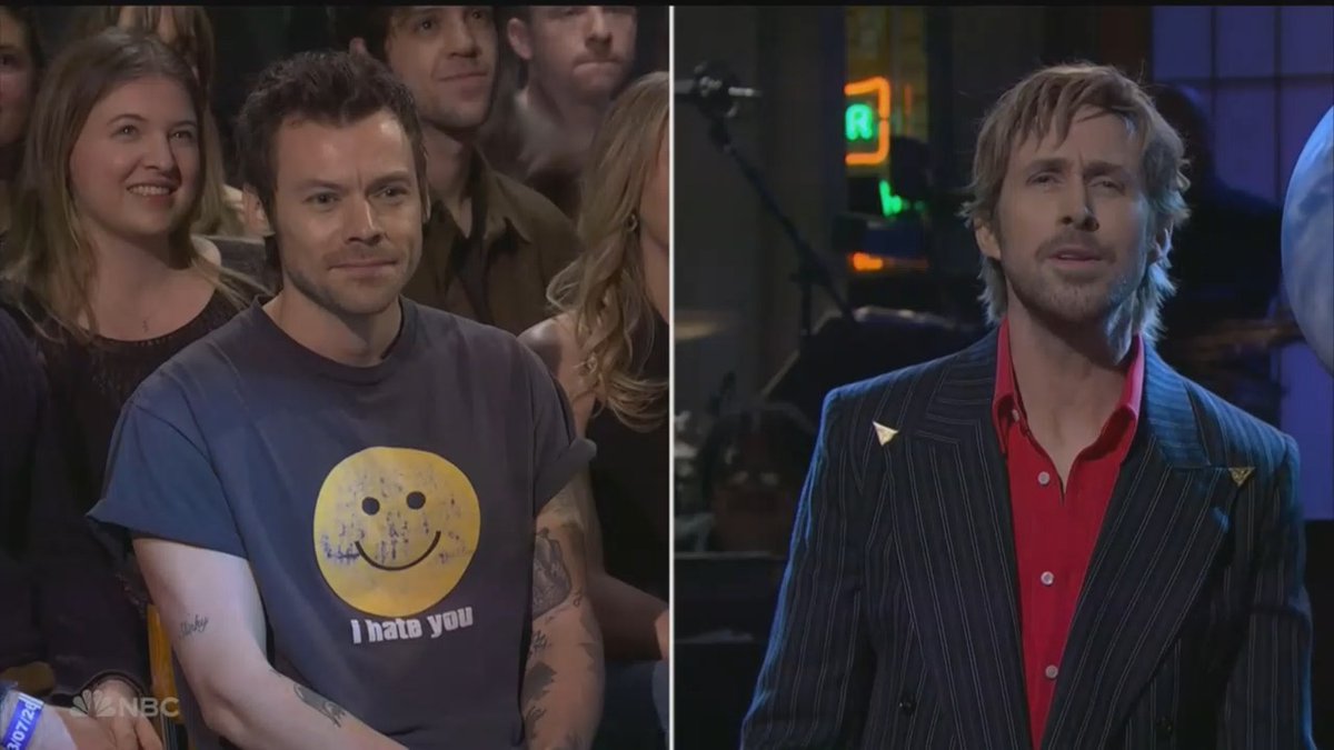 Variety's tweet photo. Ryan Gosling wanted to talk about his new movie "Project Hail Mary" in his "SNL" monologue, but Harry Styles ended up stealing the scene.
https://t.co/VwSv8LUCor https://t.co/ePs6yjXvxs