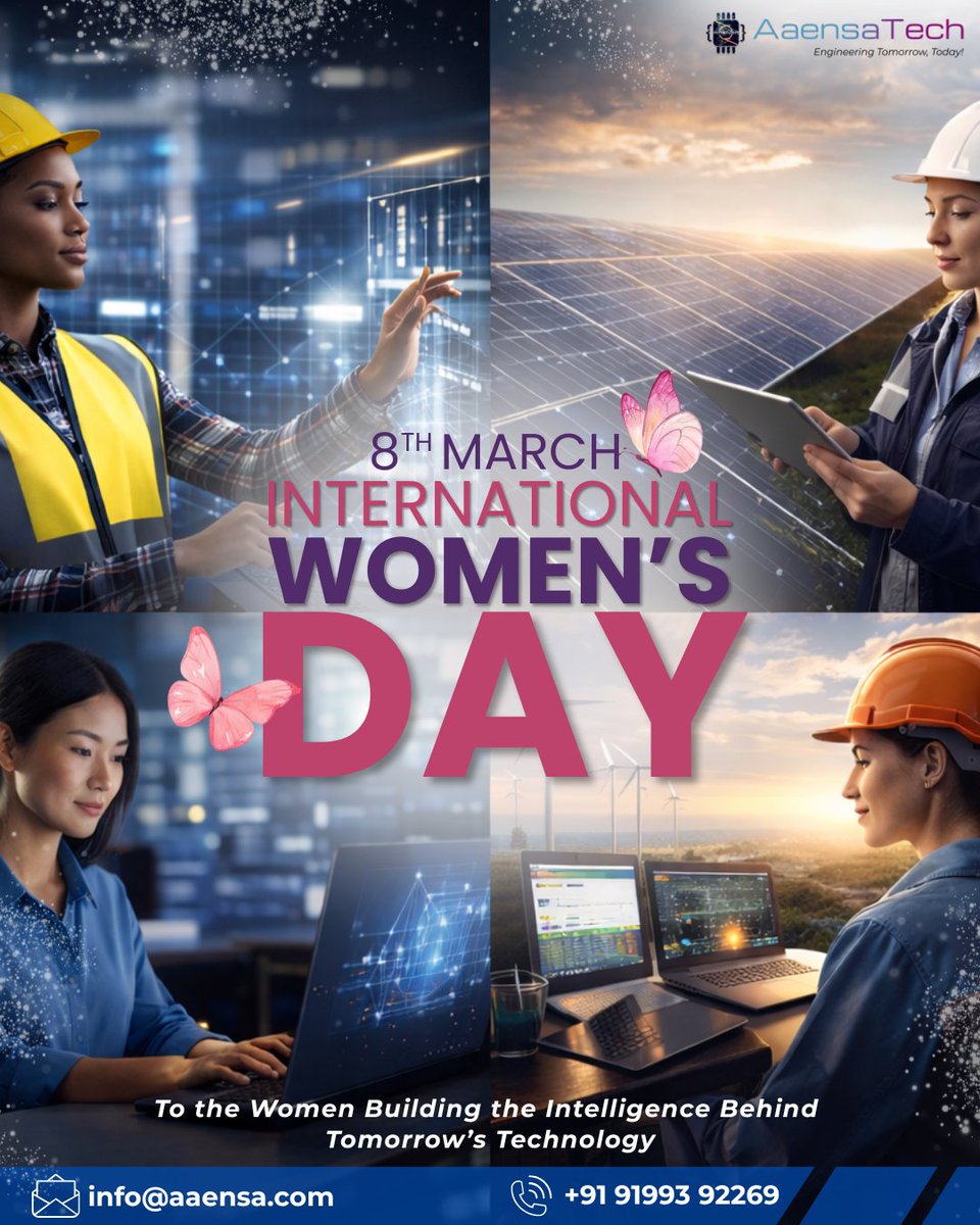 aaensa_tech's tweet photo. At AaensaTech, we believe that empowering women in technology is not just a commitment, it’s the foundation for a smarter, more inclusive future.
Here’s to the women building the intelligence behind tomorrow’s technology. 🌸
#InternationalWomensDay #WomenInTech #Innovation https://t.co/GV0BGSOPRV