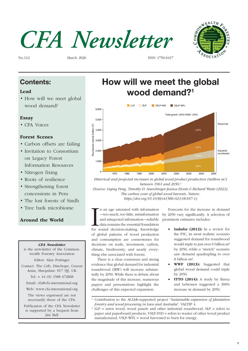 aftab_uoh's tweet photo. Happy to share that I have won the essay writing competition organised by the Commonwealth Forestry Association, UK, and article has been published in the CFA Newsletter, March 2026 edition. https://t.co/wbT7LbROus