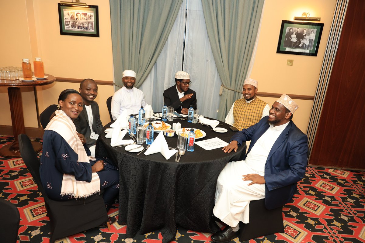 Kenyajudiciary's tweet photo. Chief Justice Martha Koome joined by Chief Registrar of the Judiciary Hon. Winfridah Mokaya hosted an Iftar dinner for Muslim Judges, Kadhis and staff of the Judiciary in Nairobi during this Holy Month of Ramadhan. The Chief Justice noted that the Judiciary remains an all-inclusive institution that respects and embraces diversity among its members.
