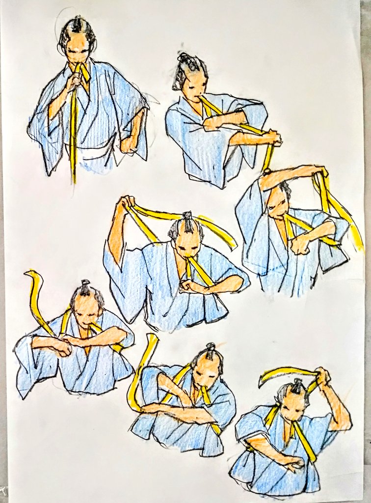 sim_kyrm's tweet photo. タスキのかけ方
端をくわえて右手にタスキを持ち左の脇の下から背中に回して右肩の上に出し、ここで左手に持ち替えて右脇下から左肩へ https://t.co/l5cM2aNk46