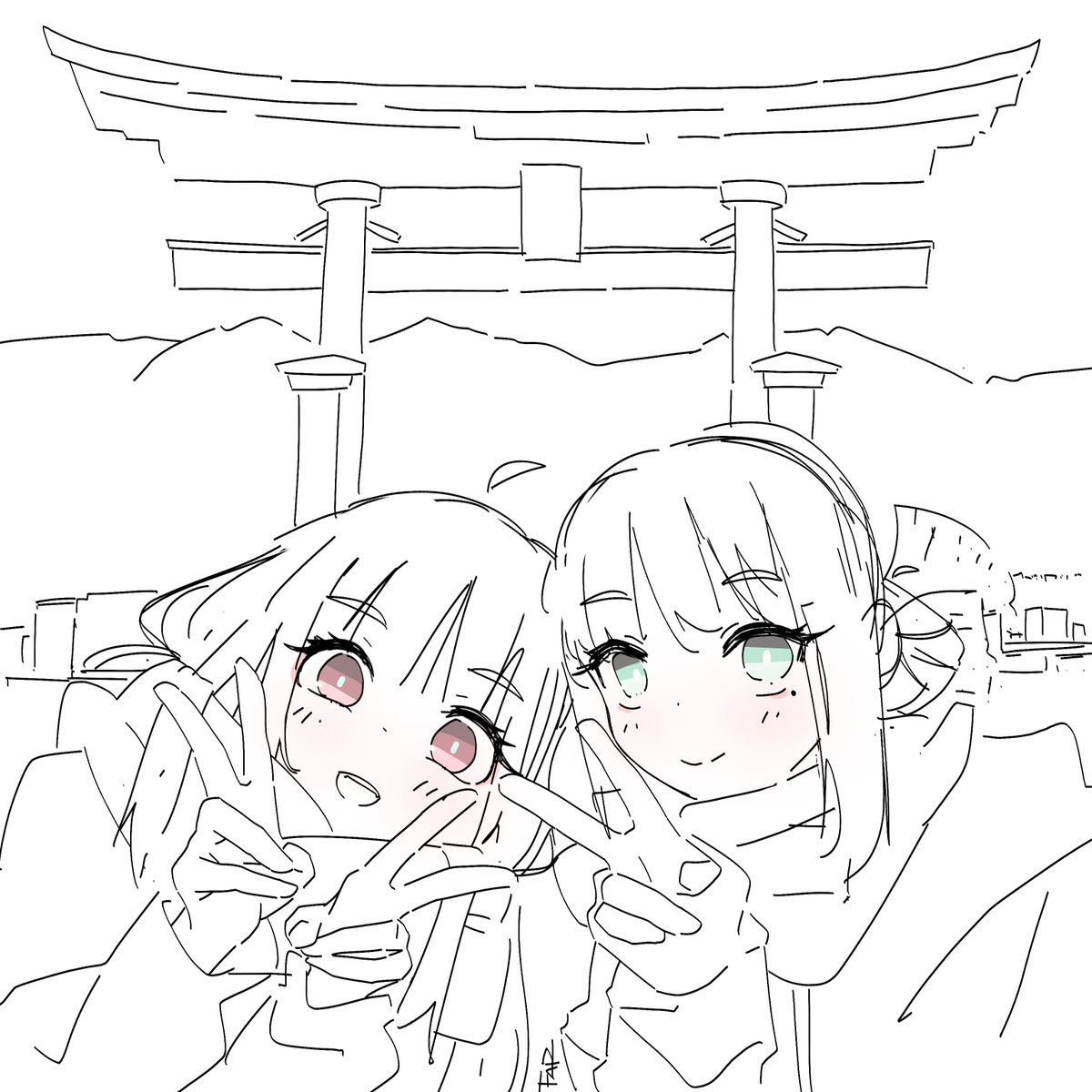 9nea_'s tweet photo. Shrine
#超かぐや姫 #いろかぐ #CosmicPrincessKaguya #irokagu
#fanart https://t.co/IMcCuuOdFQ