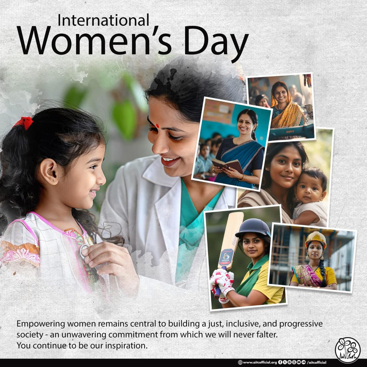 AITCofficial's tweet photo. Wishing every woman a very happy International Women’s Day. 

Today, we celebrate the courage, compassion, and leadership women bring to every sphere of life. https://t.co/2qsKQIYZfJ