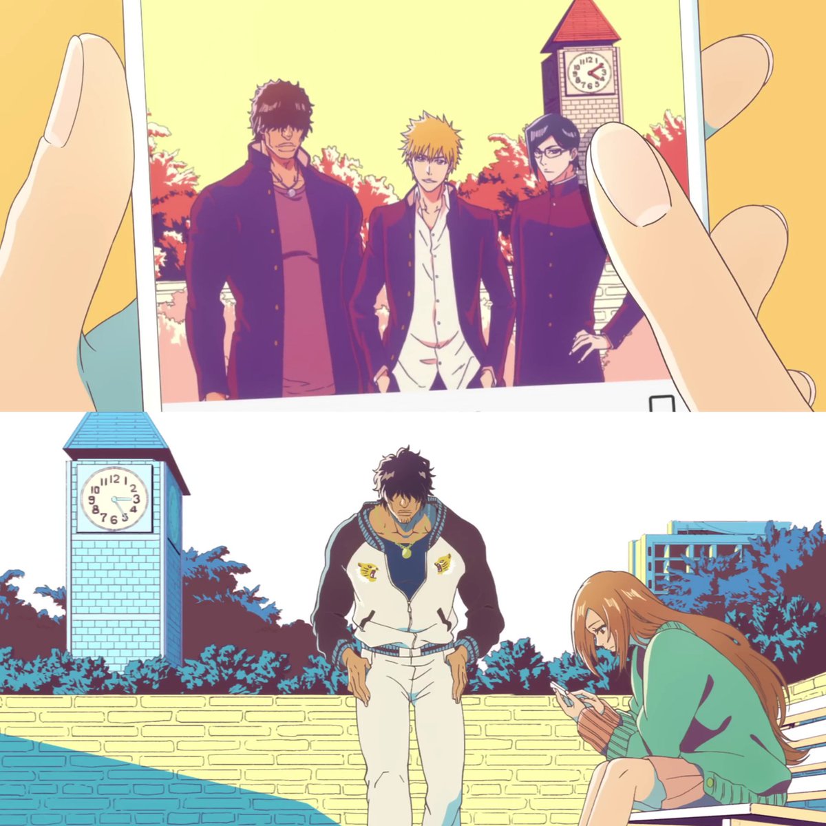 teamkarakura's tweet photo. I love that Orihime took photos of happy moments with her friends 🧡 https://t.co/khXuqtj6KA