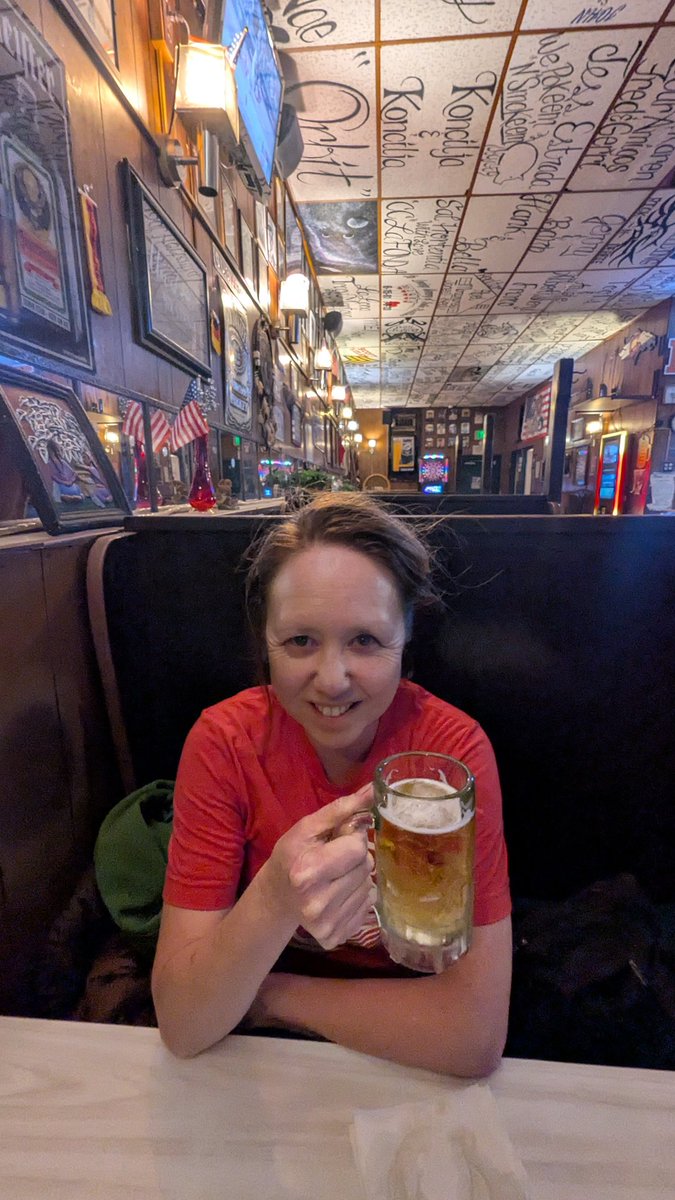 HeidiTown's tweet photo. This pitcher of Bud Light was $6. 

Star Bar in #Pueblo, #Colorado. Super bummed they aren't serving food right now. Can't find a cook, apparently. 

They have been known as one of the places that may have developed the #slopper. We were gonna try one! 

Very quiet here tonight. https://t.co/v0Vr8yobuQ