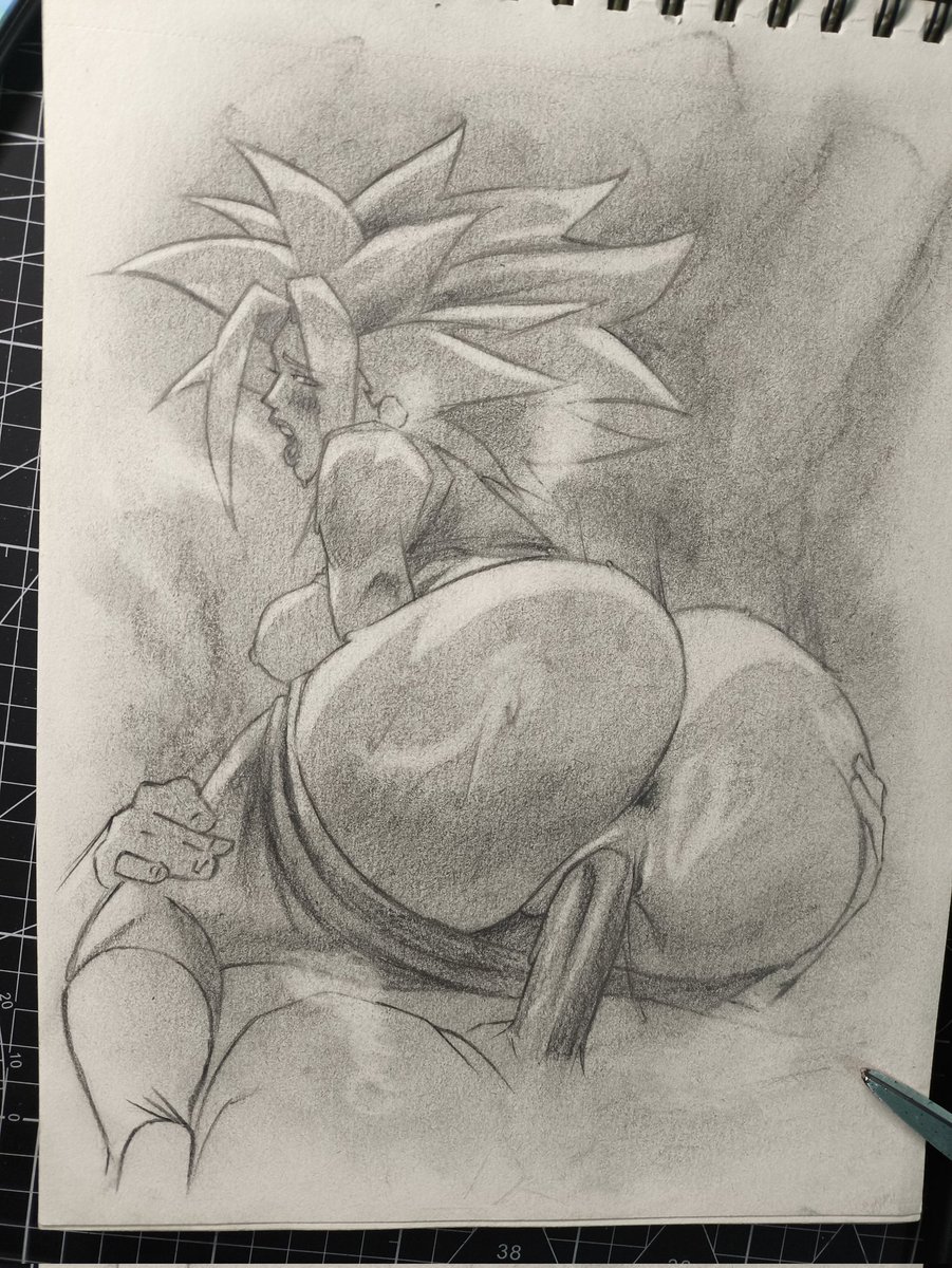 Me puse a jugar un poco, no quedó mal eeh #kefla #DragonBall #drawing #drawingart #milf #hentaiart #curvystyle #curvy #bigass #bigtits