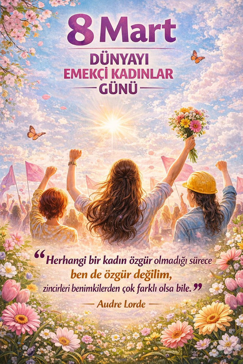 #8mart #8martdünyakadınlargünü #8martkadınlargünü  #kadın 
Emeğin Cinsiyeti Yoktur