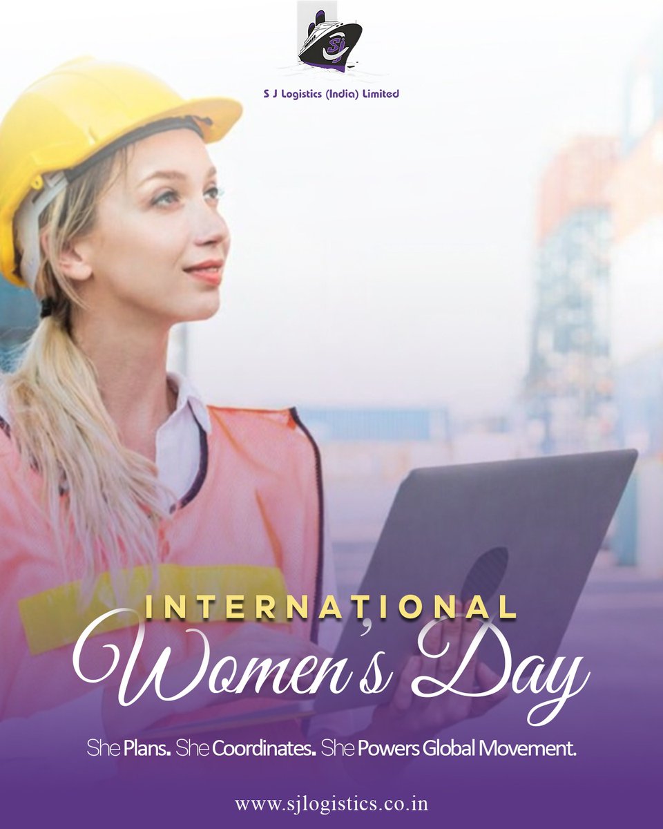 She doesn’t just support the operation.
 She drives it.
Today, we honour the women powering the global movement with strength, skill, and vision.
#Womensday #InternationalWomensDay #WomenPowerment #Logistics #SJLogistics