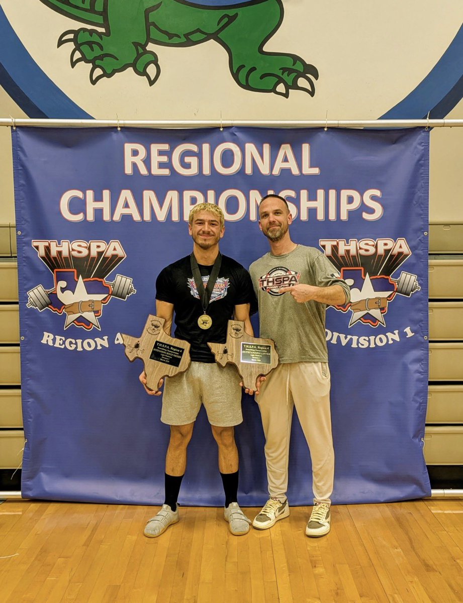 ynr_warren's tweet photo. OFFICIAL THSPA REGIONAL SQUAT, BENCH AND TOTAL RECORDS FOR 165s !
1st place 1665lb total outstanding lightweight bench press and outstanding light weight lifter plaques. 
@MagWestFootball @MagISDAthletics @sloan_coach @mcgeheeben32
#powerlifting https://t.co/shwNFjydvE