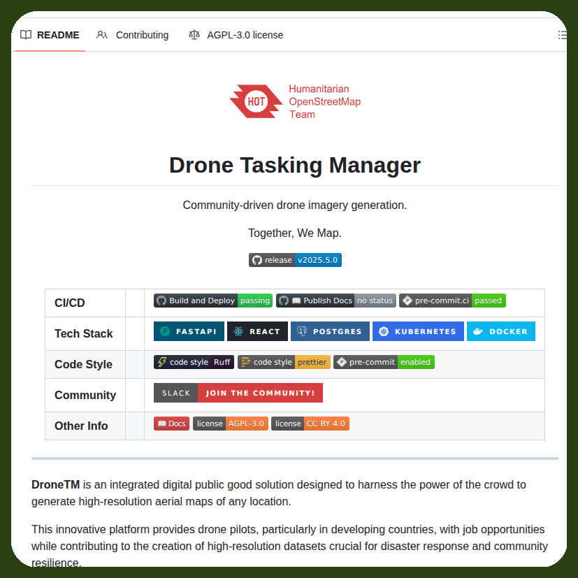 tom_doerr's tweet photo. Coordinates drone pilots for imagery collection

https://t.co/uX4ap9b0bT https://t.co/QNhli1qb6t