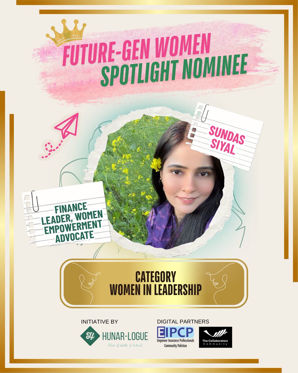 HunarLogue's tweet photo. Sundas Siyal – Women in Leadership
Finance expert at PTCL, Sundas combines precision, ethical leadership, and sustainability advocacy, inspiring women and youth to excel with integrity.
#IWD2026 #WomenInLeadership #HunarLogue https://t.co/9SARnFhLP4