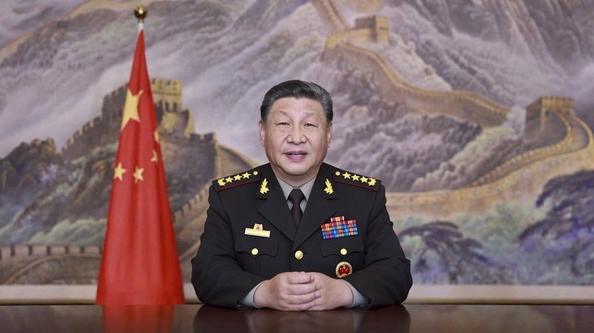 Qazi4PTI's tweet photo. 🇨🇳 Xi Jinping:

"The world asks: Why do people love #China?

We answer simply: Because we didn't send them bombs, but factories and schools.
We go to them with development... not with wars and problems."

#Iran #IranWar #IranIsraelWar #WW3 #USIranConflict #الكويت_الآن https://t.co/9ZHthx4uBP
