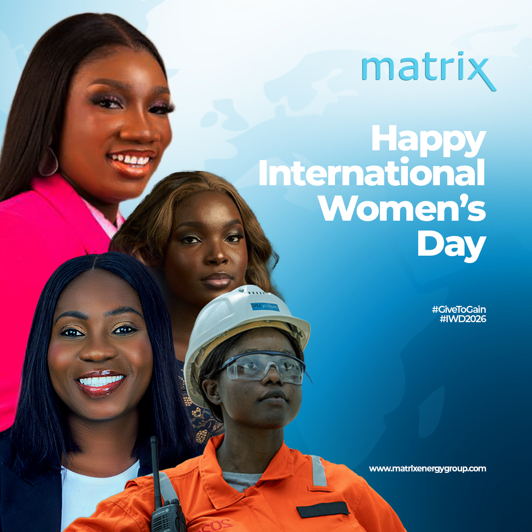matrixenergyng's tweet photo. Today, we celebrate the strength, resilience, and impact of women at Matrix Energy Group and beyond. From leadership to operations, women continue to shape progress, break barriers, and inspire the next generation.

Happy International Women’s Day.

#GiveToGain #IWD2026 https://t.co/IrQyhqQRfZ