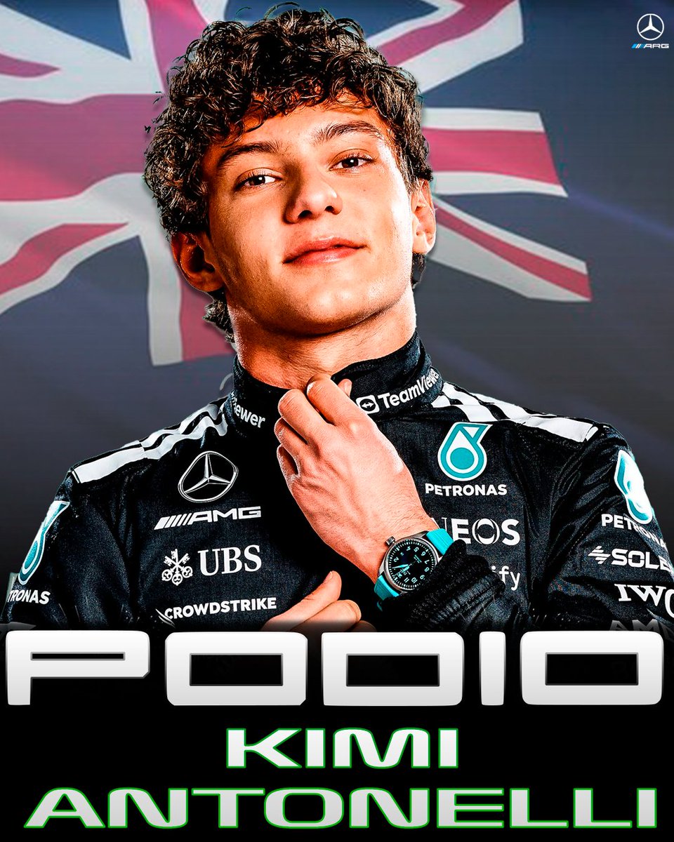 ⭐ SEGUNDO LUGAR PARA KIMI ANTONELLI EN AUSTRALIA

QUE GRANDE QUE SOS TANITO VAMOS MERCEDES CARAJOOO