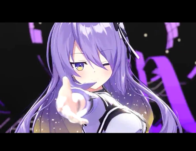 ムーナちゃん、いやムーナさんの新曲「Distortion」きたーーッッッッ!! ダンスも低音ボイスもドチャクソかっこよすぎ!!本当にVtuberのライブ会場か!?! #hololivefesEXPO26_DAY3