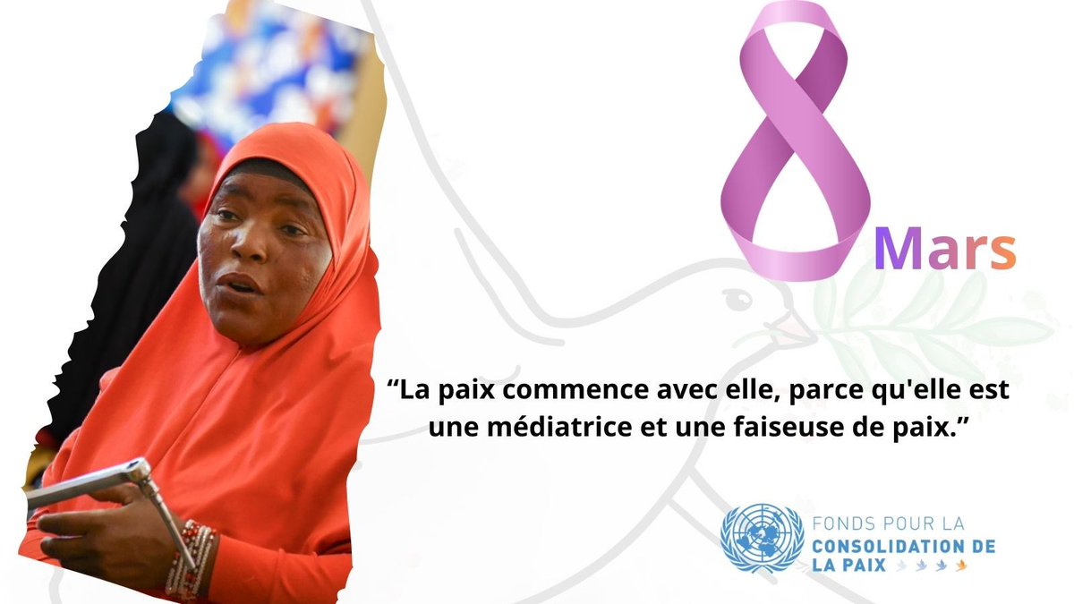 UNPBF_Niger's tweet photo. #8marsJournéeInternationaledesDroitsdesFemmes. 🌸
Au Niger, les femmes sont des actrices incontournables de la prévention des conflits et de la cohésion sociale.
Le #PBF soutient leur leadership pour une paix durable.
#8Mars #FemmesPaixSécurité #PBFNiger https://t.co/xH4SBle3Ix