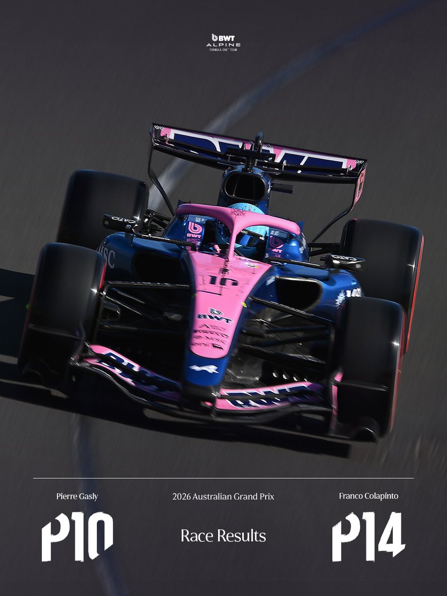 BWT Alpine Formula One Team tweet media